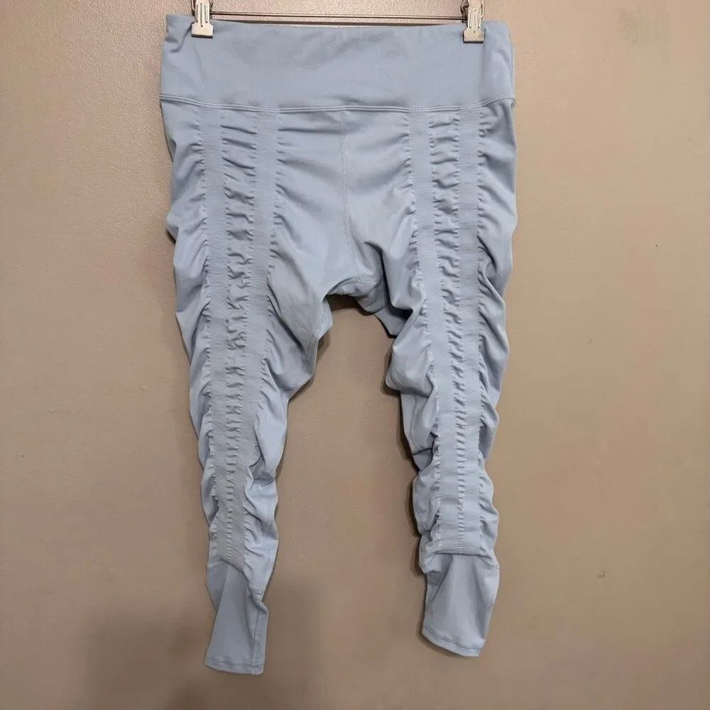 Sweetflexx leggings feature a high-rise waist side 12 baby blue color
